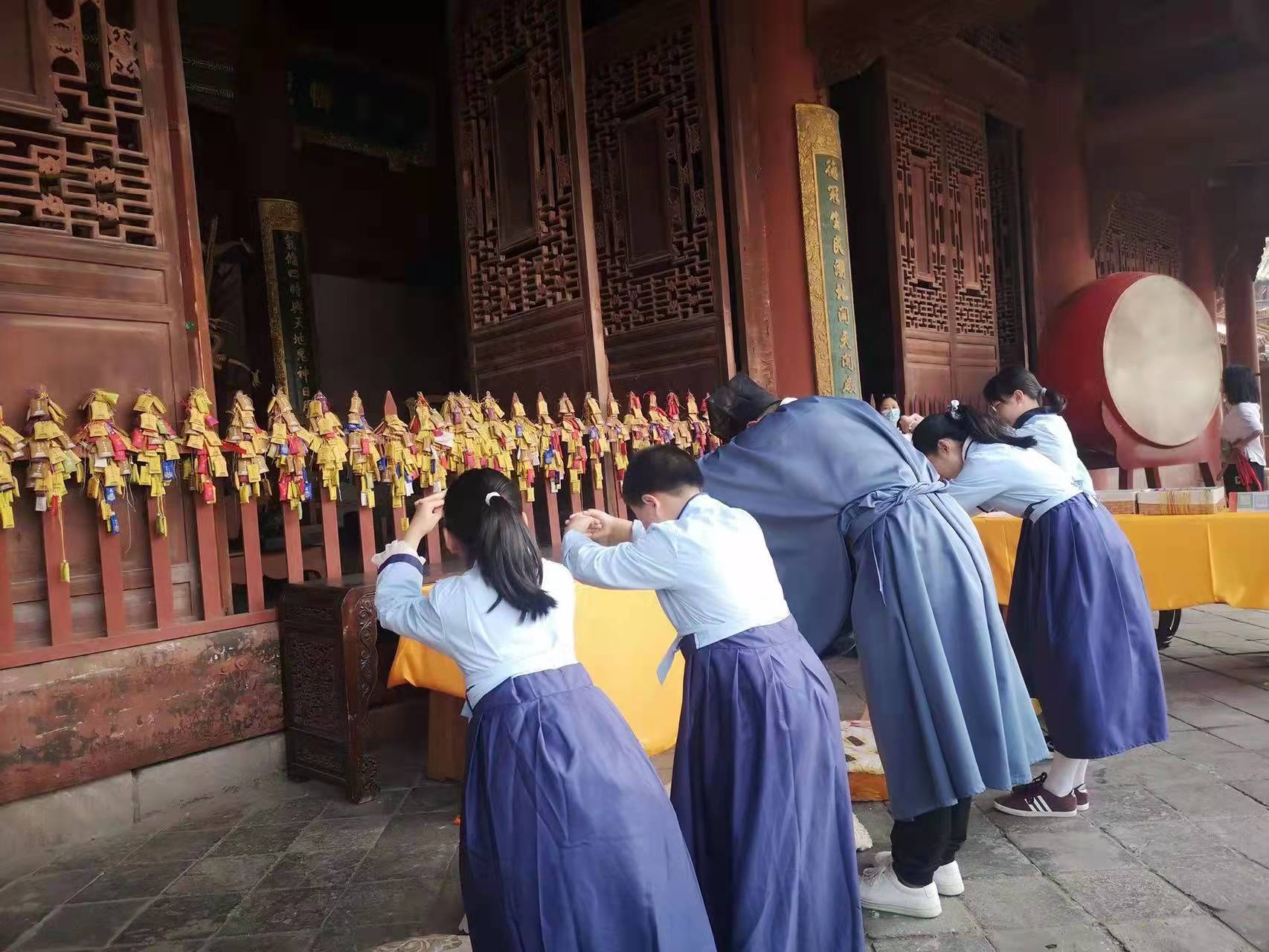 德阳文庙举行少儿茶艺体验研学活动(图5)