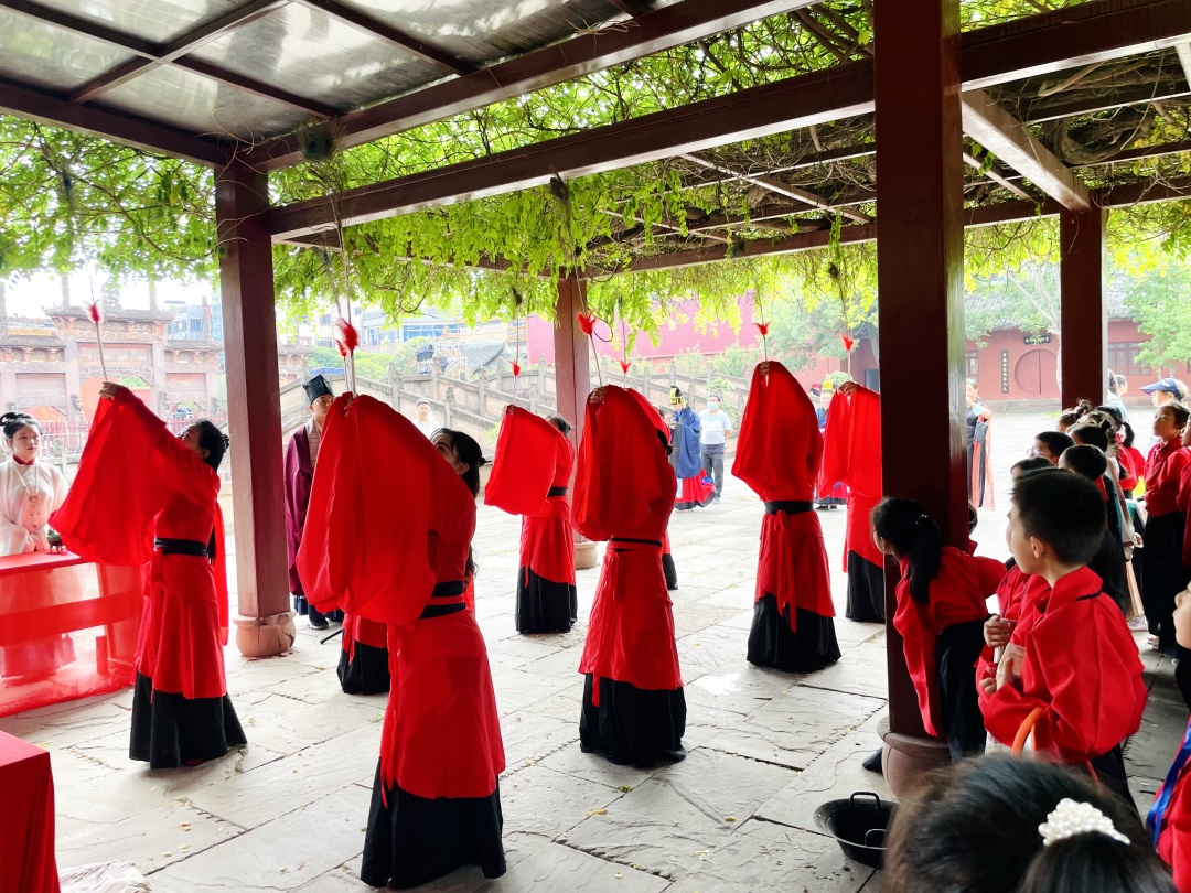 德阳文庙举行2022年端午传统民俗活动(图2) 德阳文庙举行2022年端午传统民俗活动(图2)