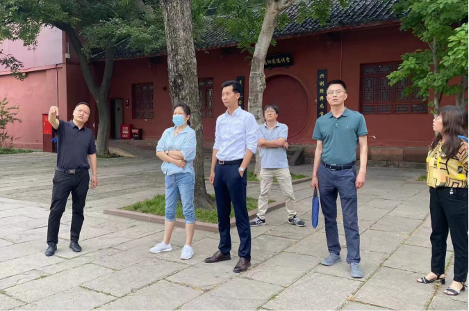 四川省文物局李蓓副局长一行到德阳市博物馆调研