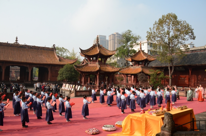 德阳文庙举行2022年拜师礼活动(图3)