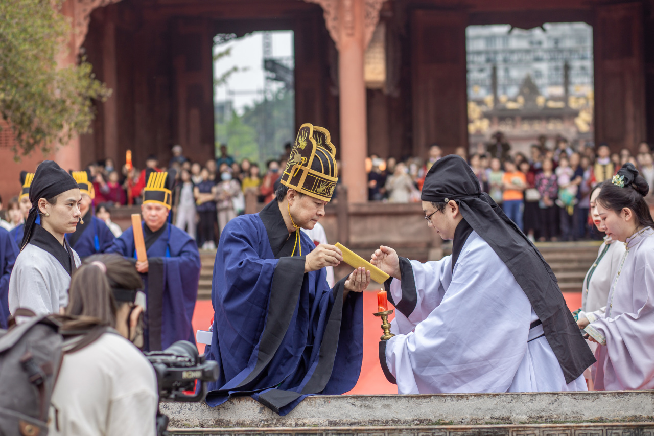2023年德阳文庙祭孔大典 传承千年传统文化(图7)
