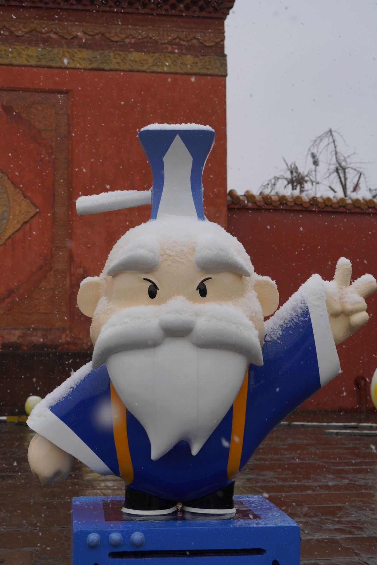 美哭了！德阳文庙的雪(图12)