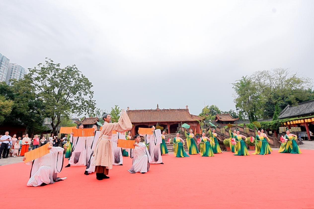 纪念孔子诞辰2575周年暨德阳文庙祭孔大典(图3)