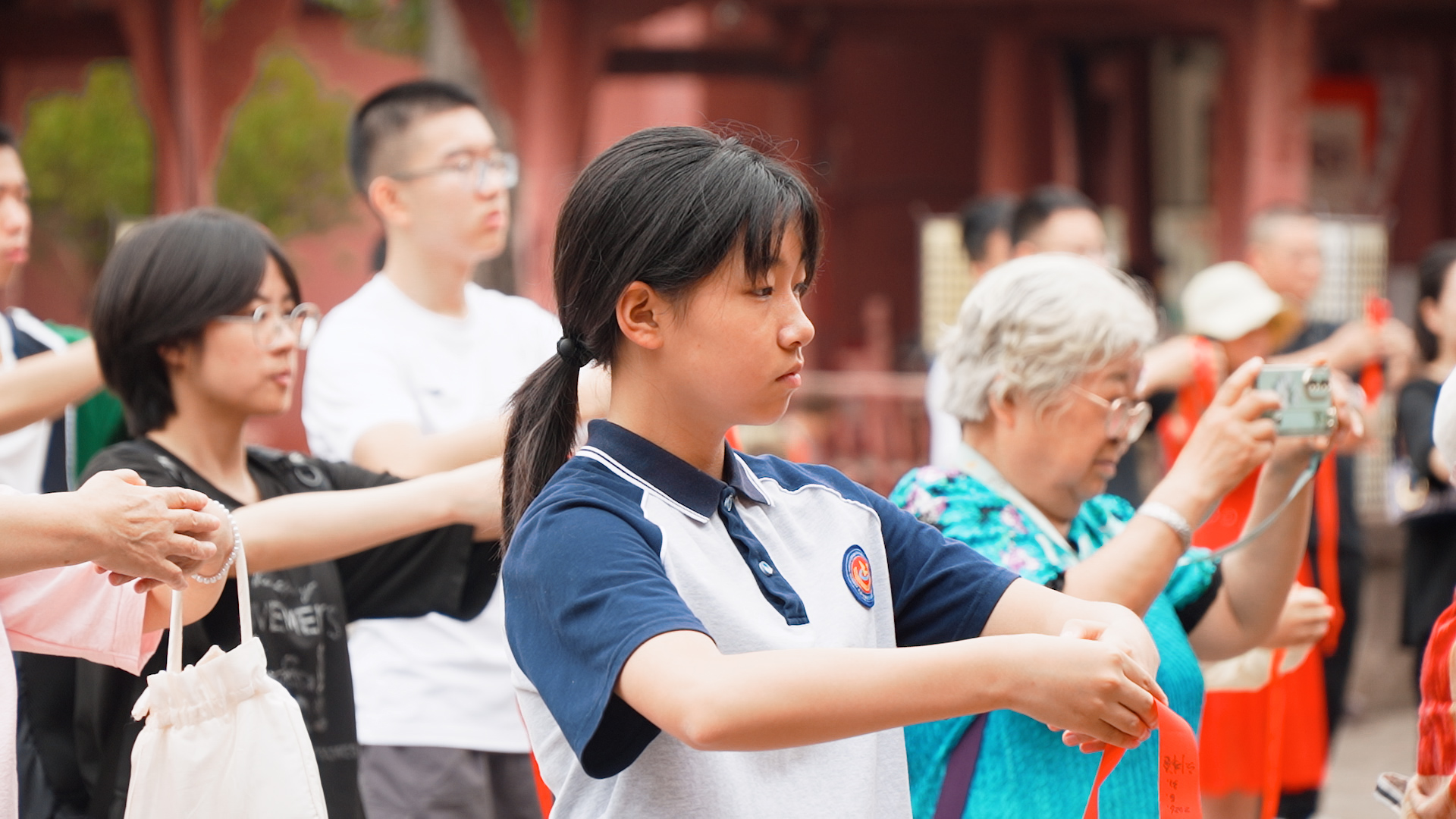 笔锋逐梦 金榜题名｜德阳文庙2026年考季祈福活动圆满礼成！(图9)