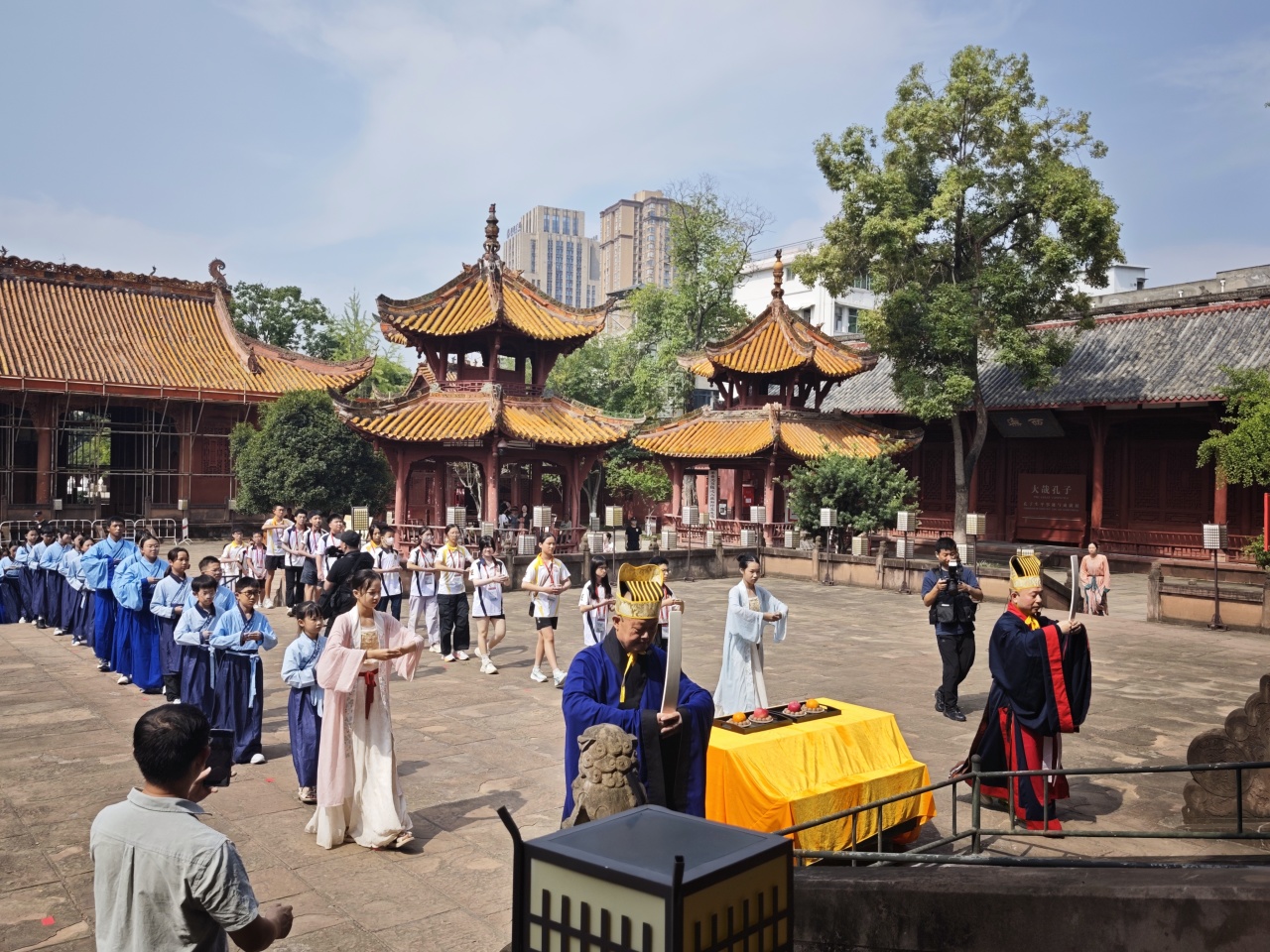 礼敬先师 情系中华|旺角区少年警讯香港青年研习团走进德阳文庙(图7) 礼敬先师 情系中华|旺角区少年警讯香港青年研习团走进德阳文庙(图7)