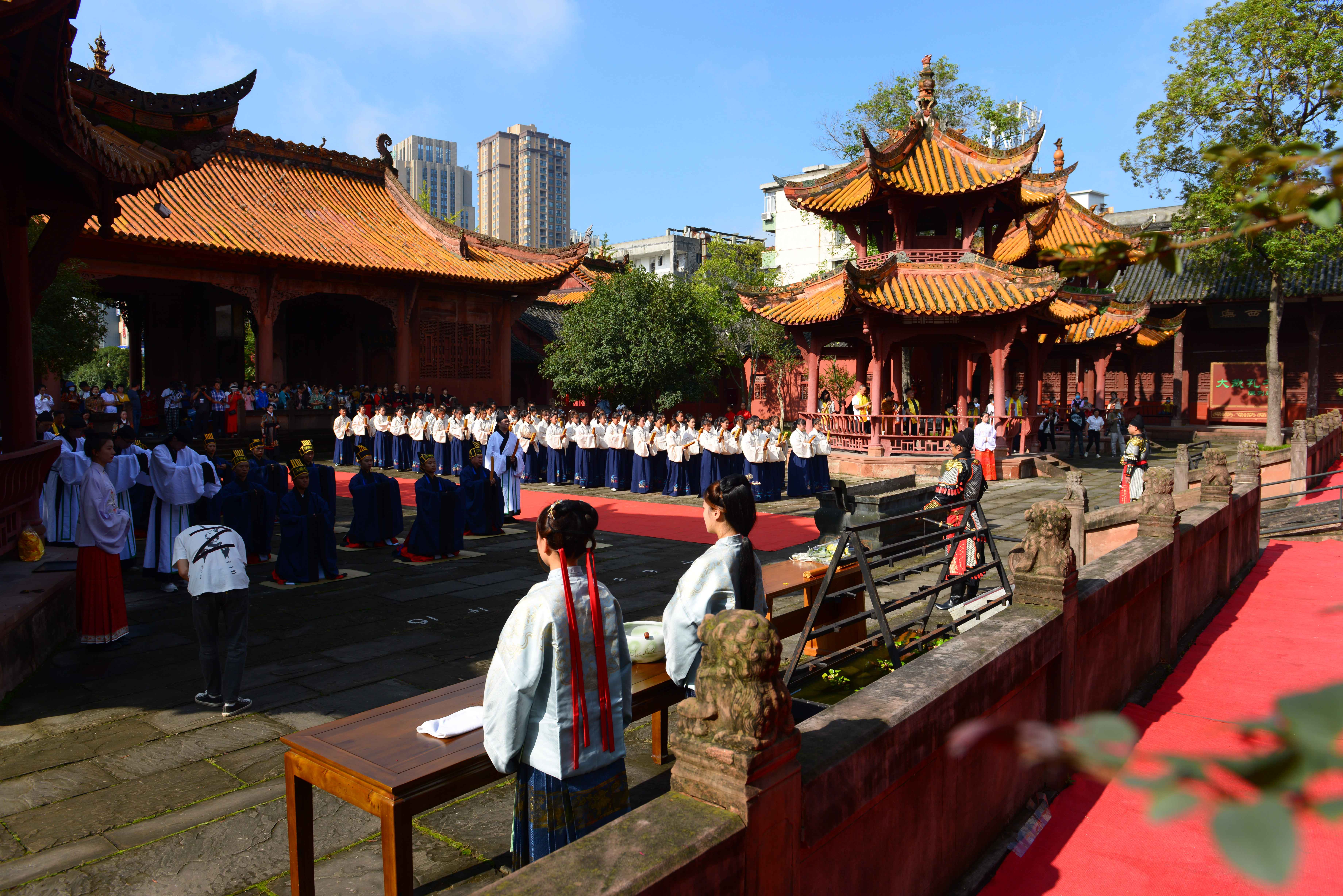 2021年祭孔大典在德阳文庙隆重举行(图9)